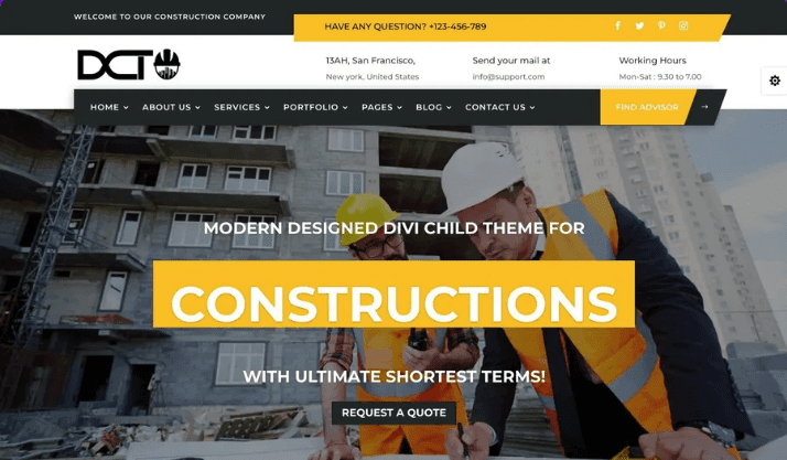 Divi Construction Theme Divi Construction Theme