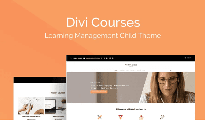 Divi Courses Theme Divi Courses Theme