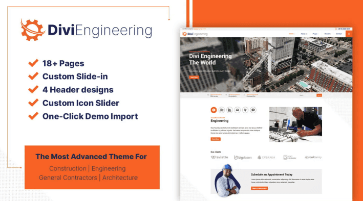 Divi Engineering Theme Divi Engineering Theme