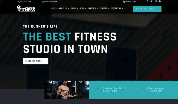 Divi Fitness Theme Divi Fitness Theme