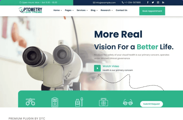 Divi Optometry Theme Divi Optometry Theme