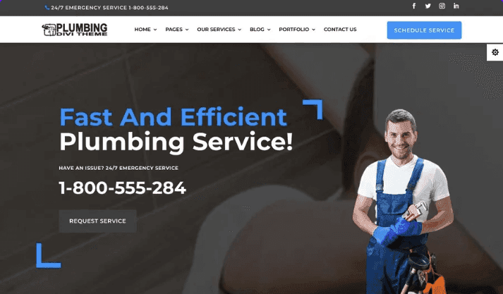 Divi Plumber Theme Divi Plumber Theme