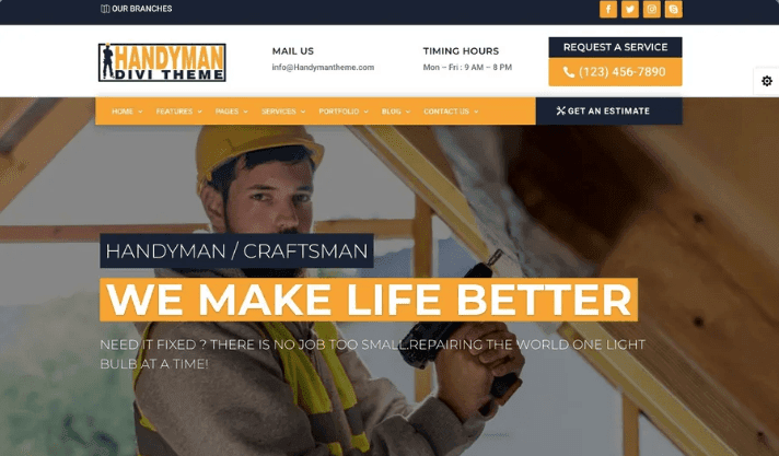Handyman Multipurpose Theme Handyman Multipurpose Theme